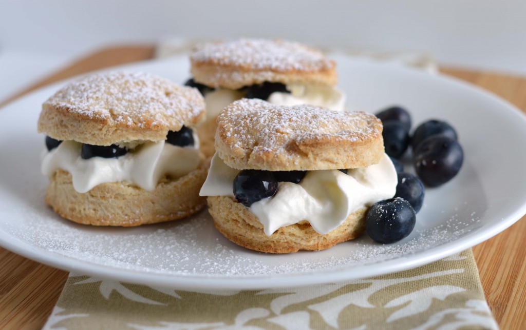 Blueberry biscuits