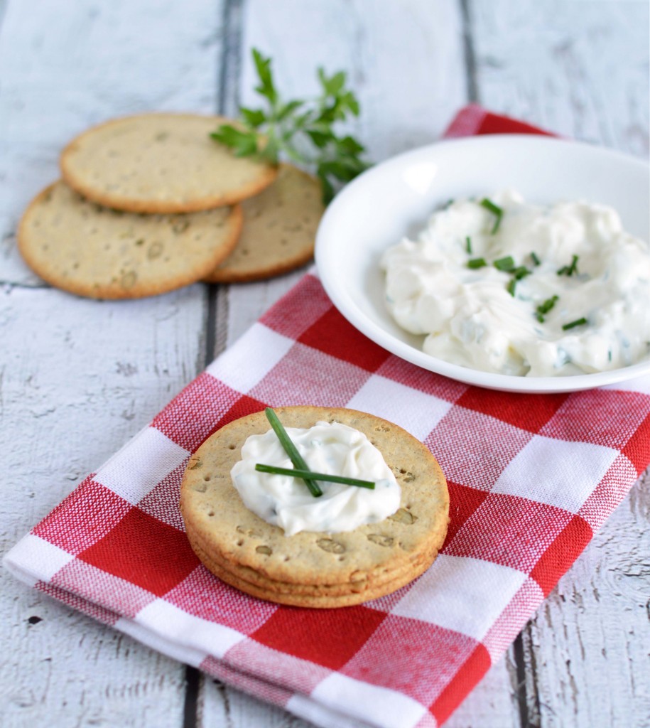 Herb cream cheese spread