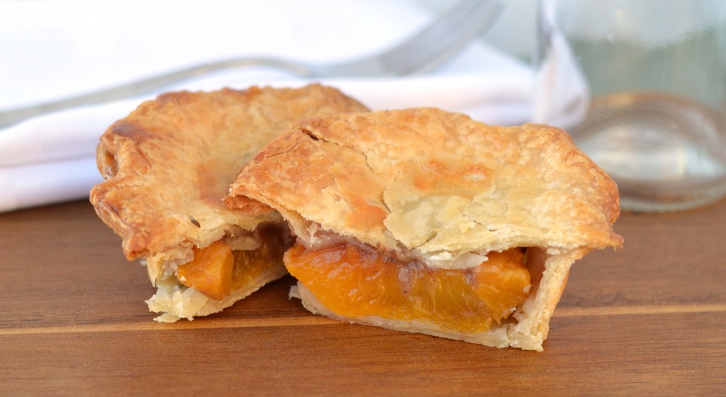 Mini peach pies