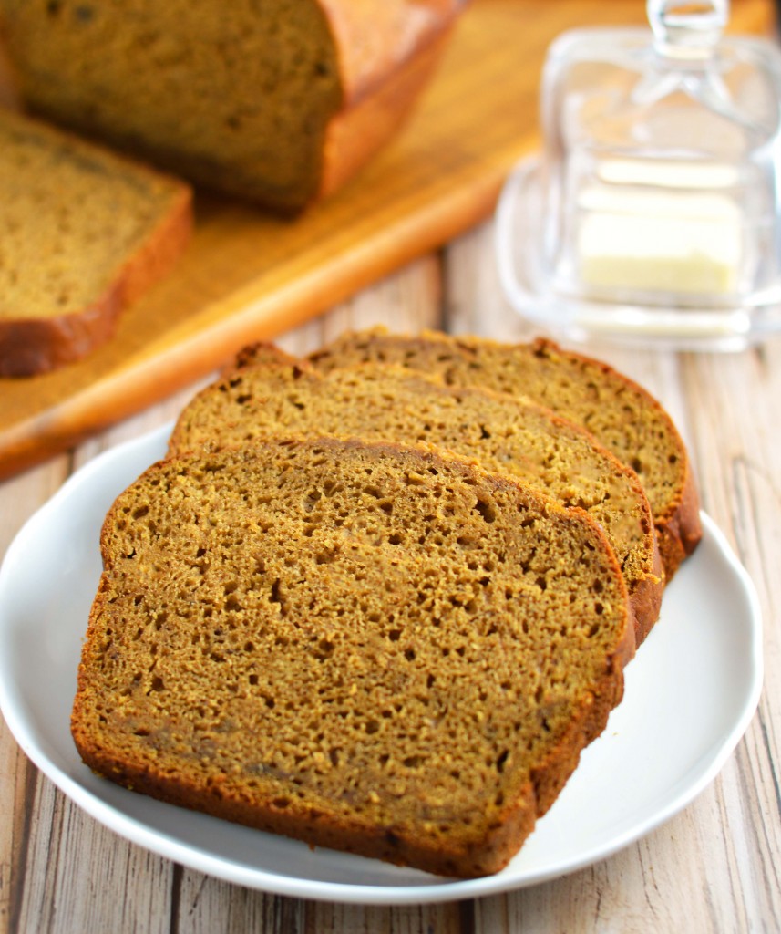 Pumpkin Banana Bread Slices