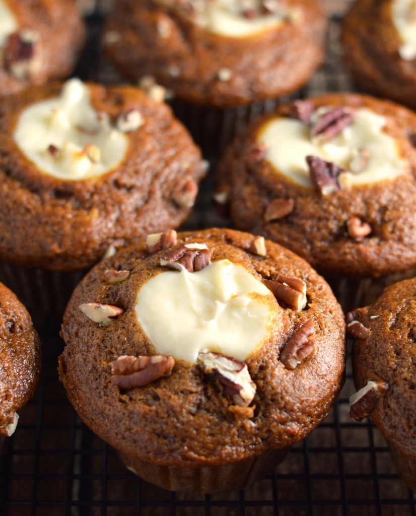 pumpkin cream cheese muffins