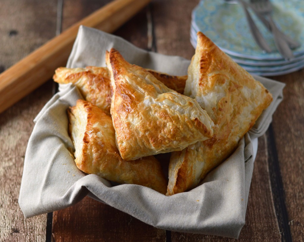 Pear and pecan turnovers