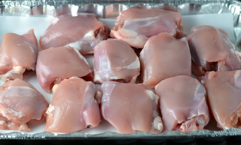 skinless chicken thighs