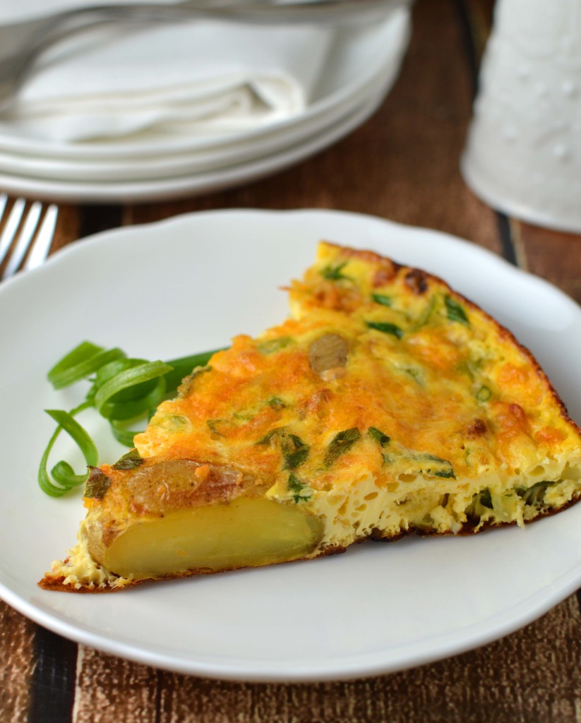 Potato and bacon frittata 