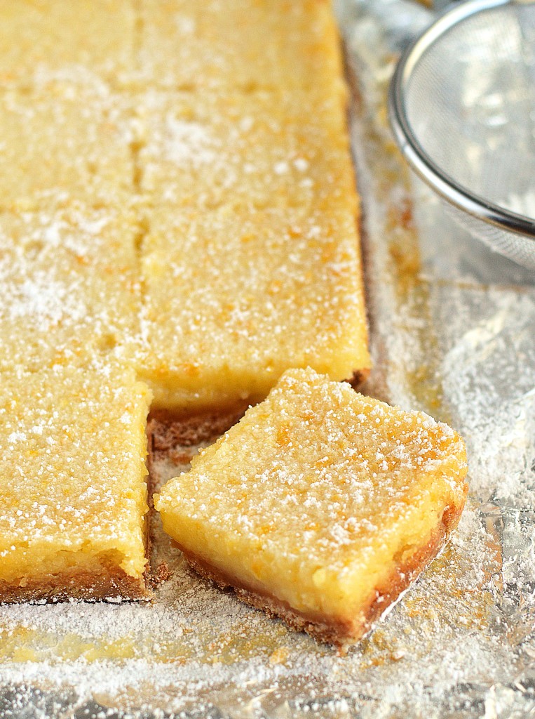 whole meyer lemon bars