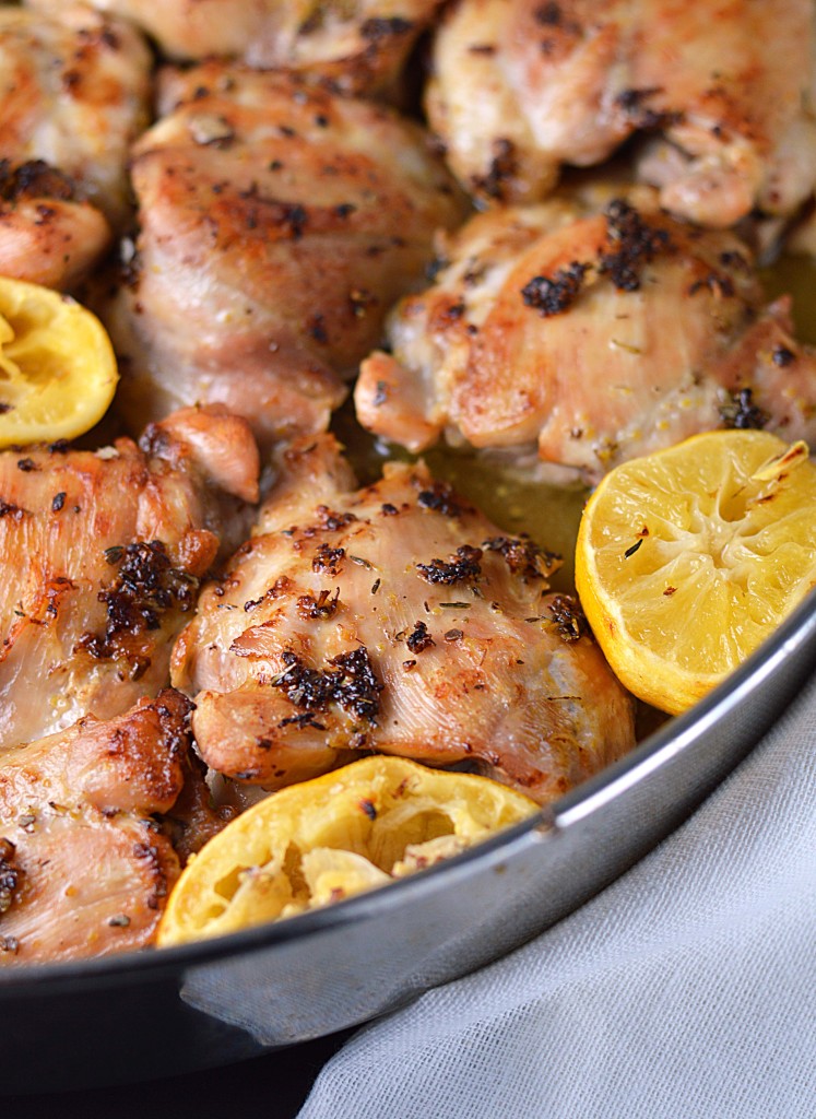 Pan roasted lemon chicken