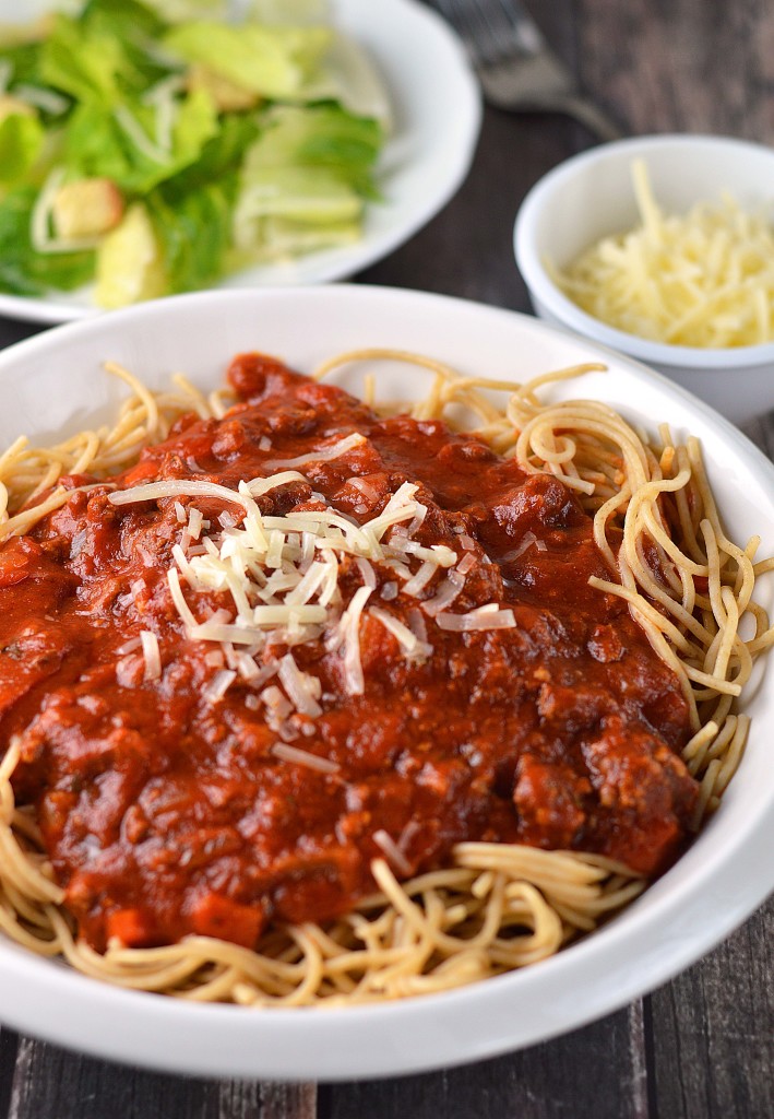 Slow cooker spaghetti sauce