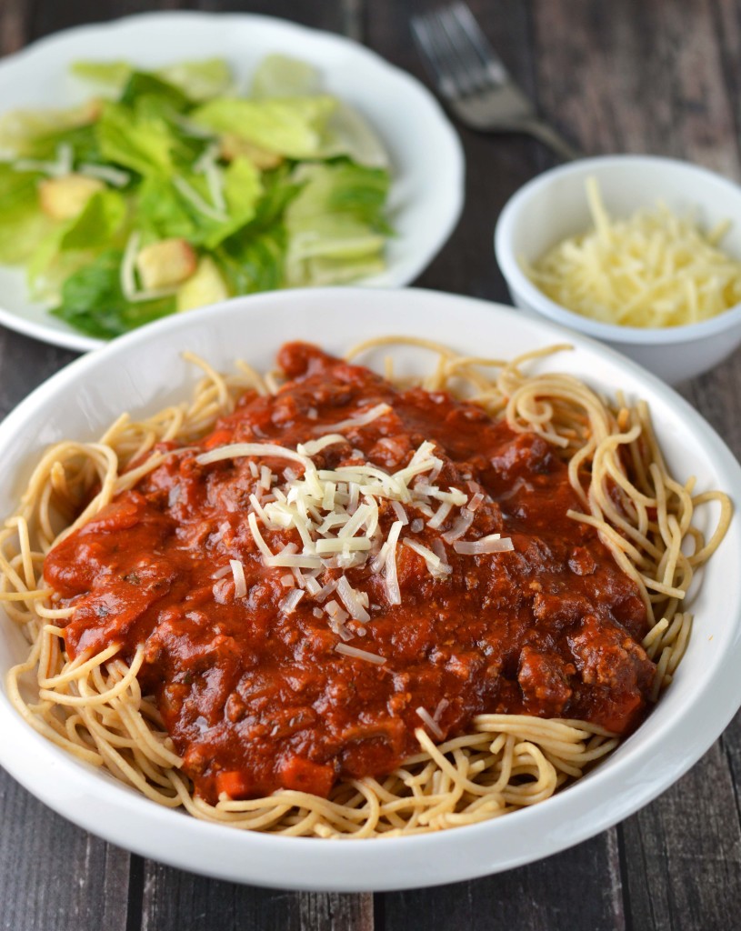 Slow cooker spaghetti sauce