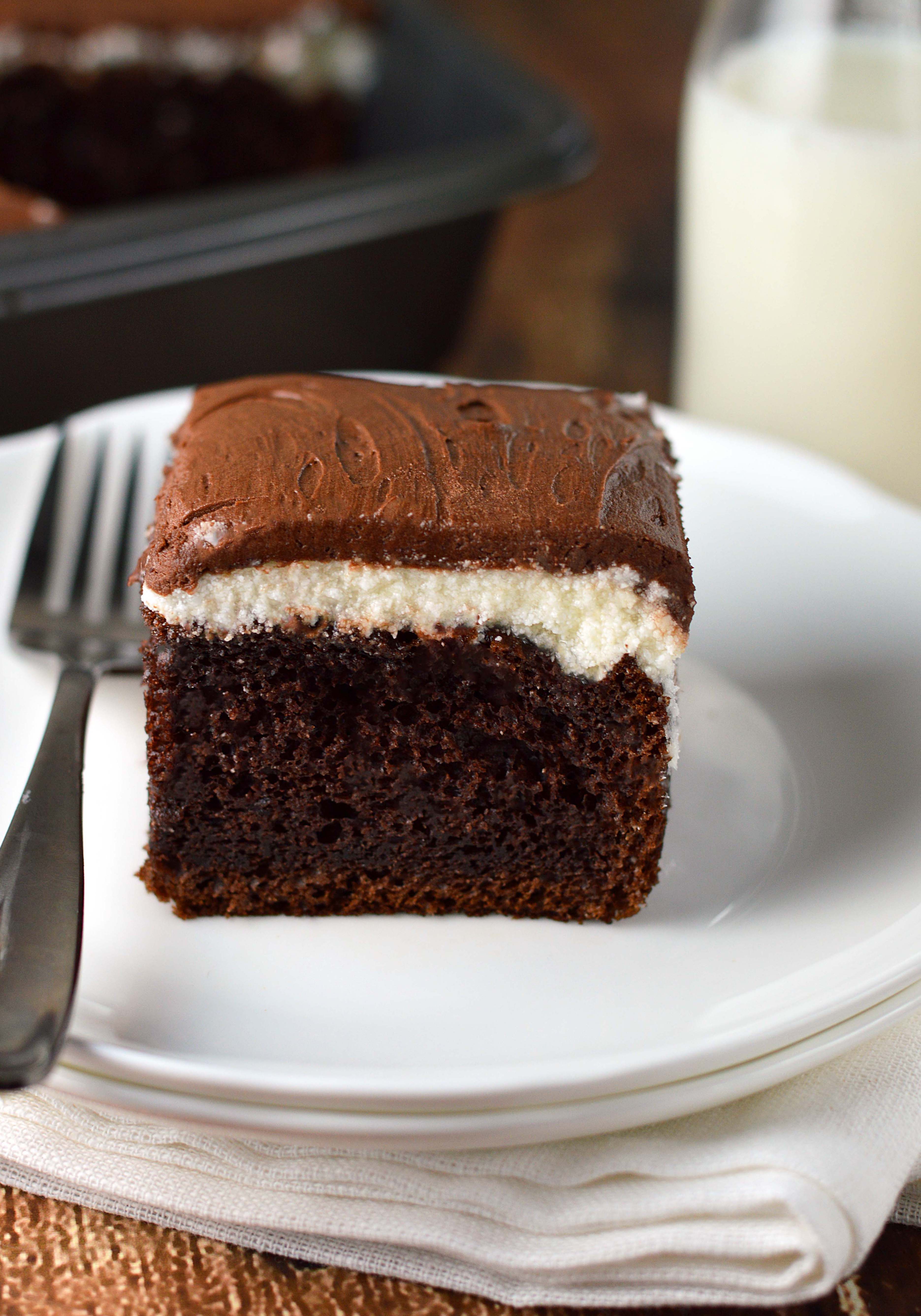 Chocolate cream cake - Friday is Cake Night