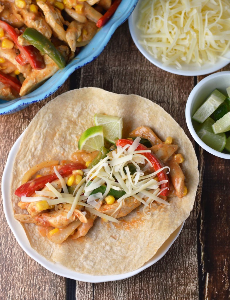 monterey chicken fajitas1