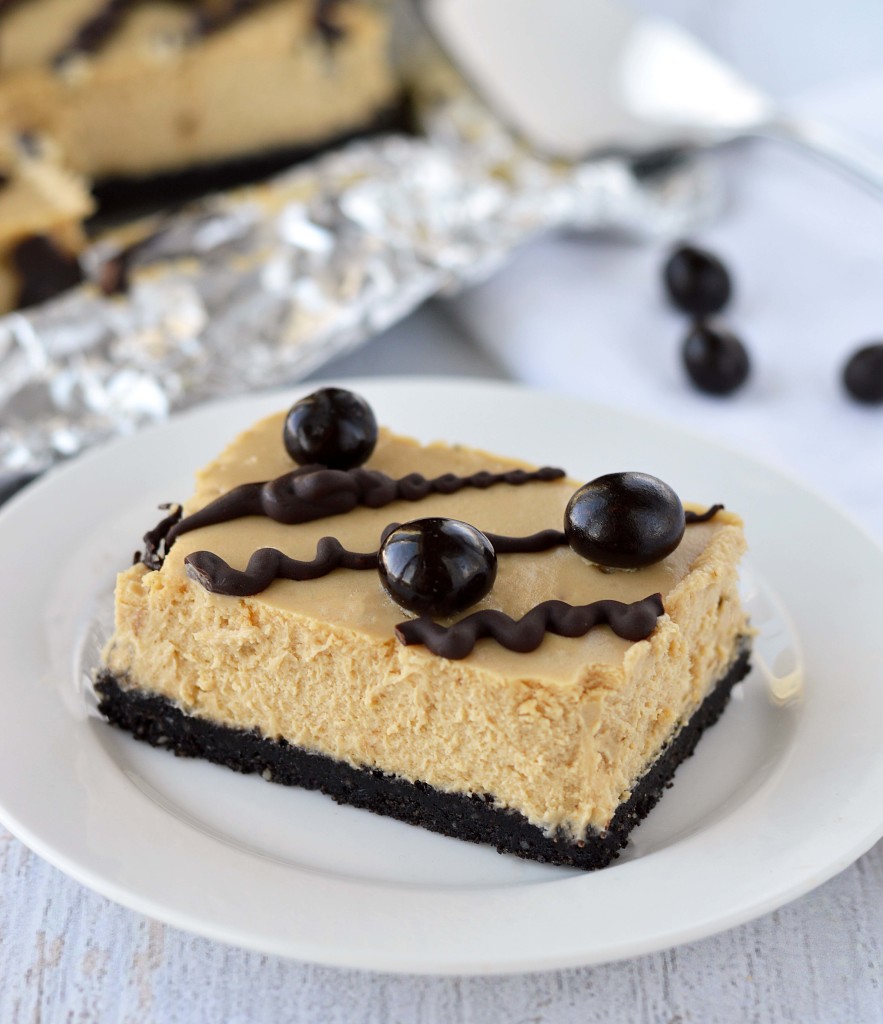 Kahlua cheesecake bars