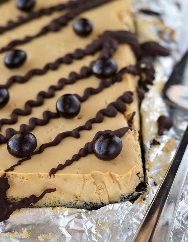 Kahlua cheesecake bars