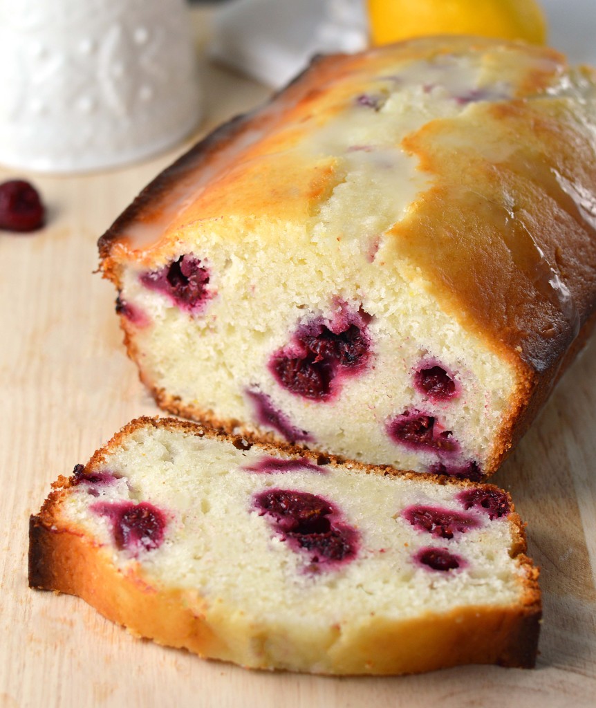 raspberry lemon loaf