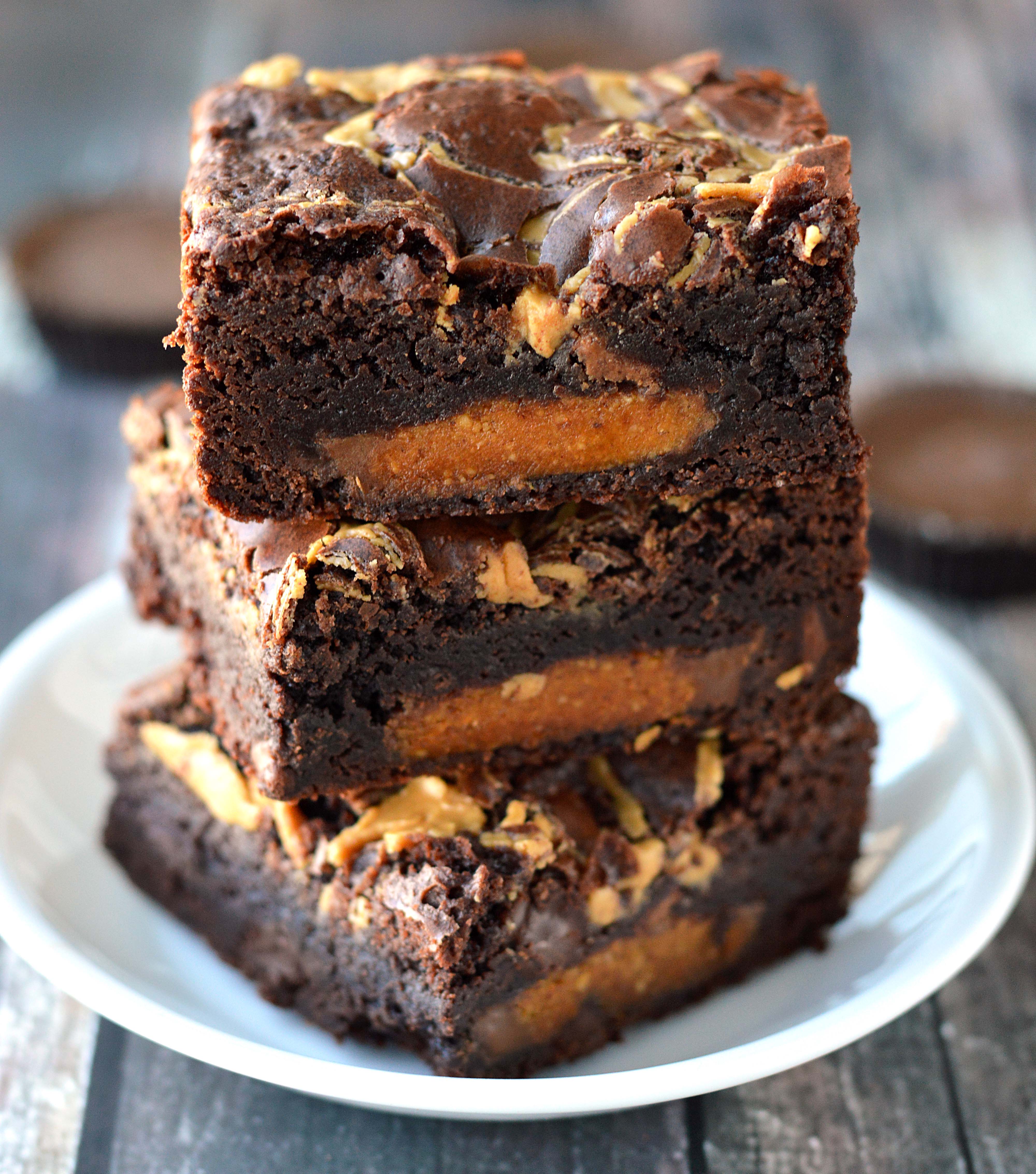 Ultimate Peanut Butter Brownies - Friday is Cake Night