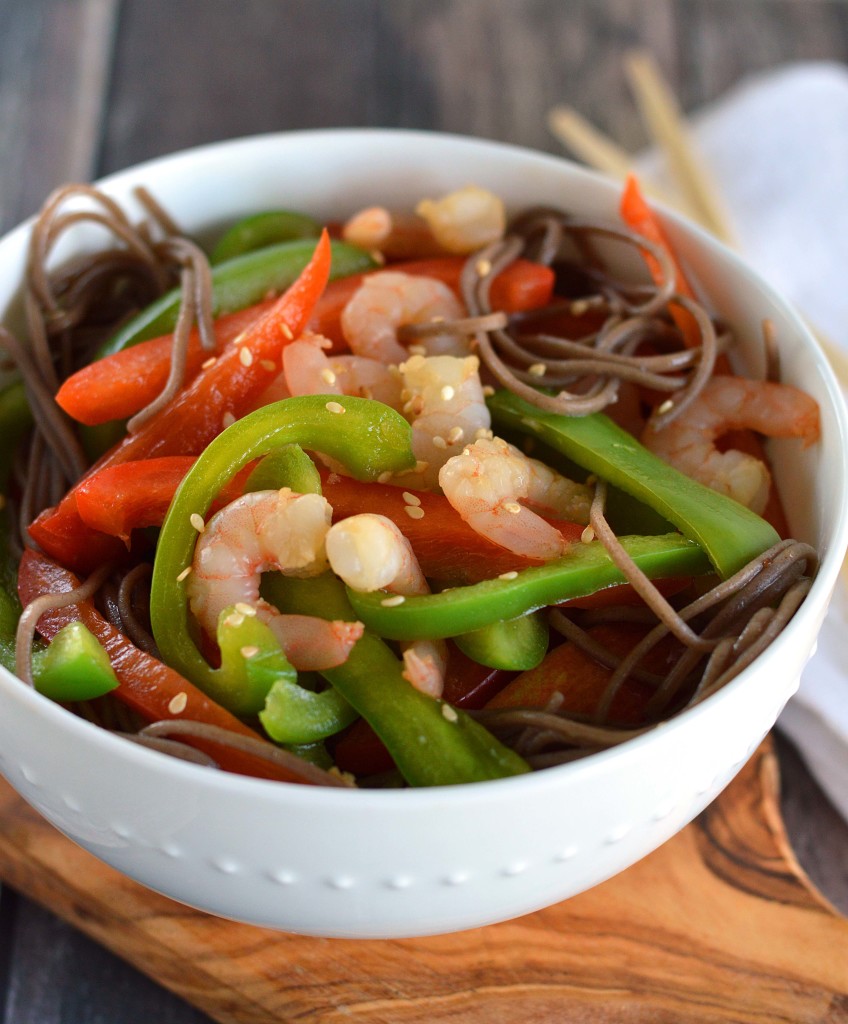 Sesame Ginger Soba Noodle Salad