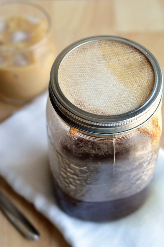 cold brewed iced coffee