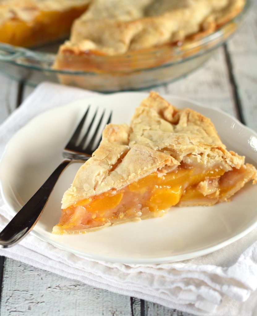 peach pie slice