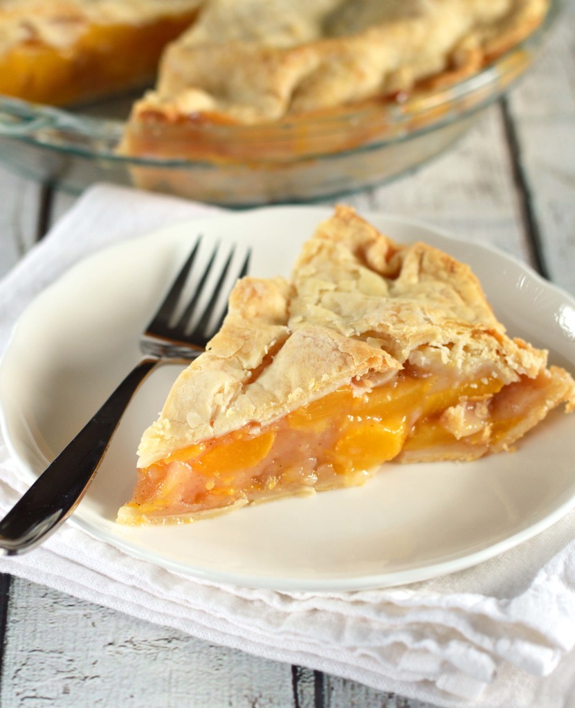 peach pie slice