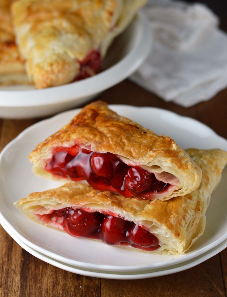 cherry cheesecake turnovers