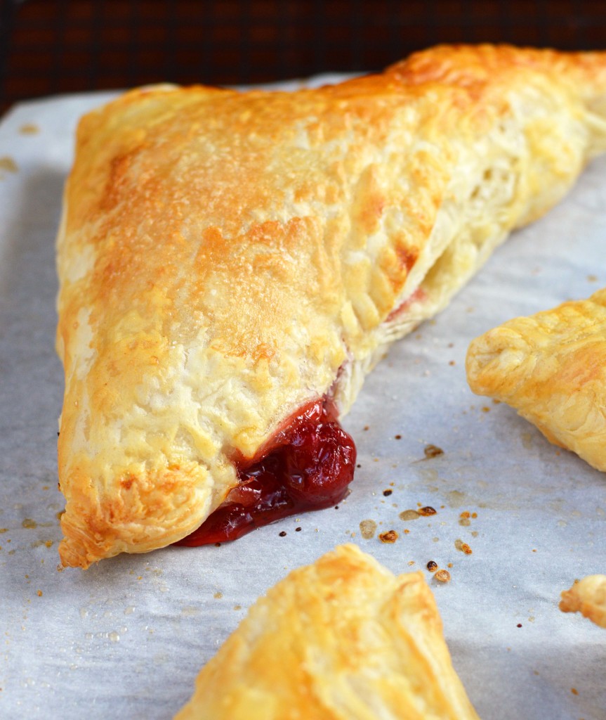 cherry cheeecake turnovers