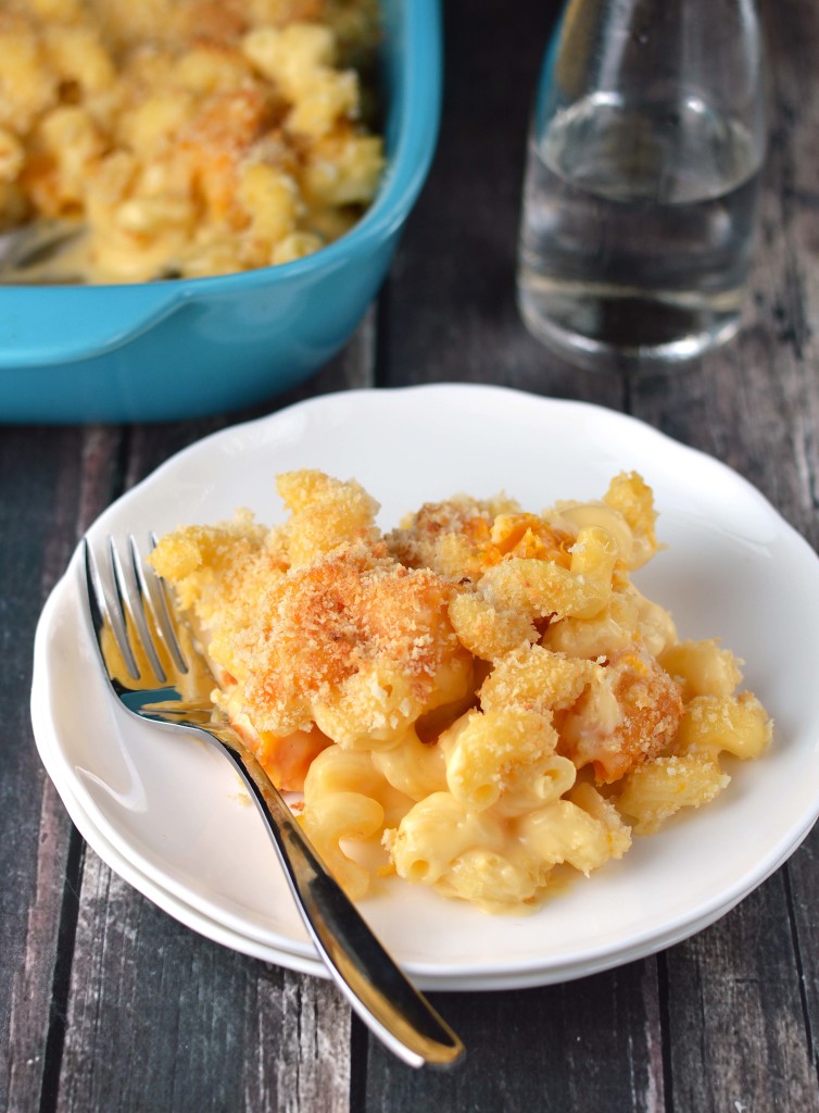 Butternut squash mac and cheese