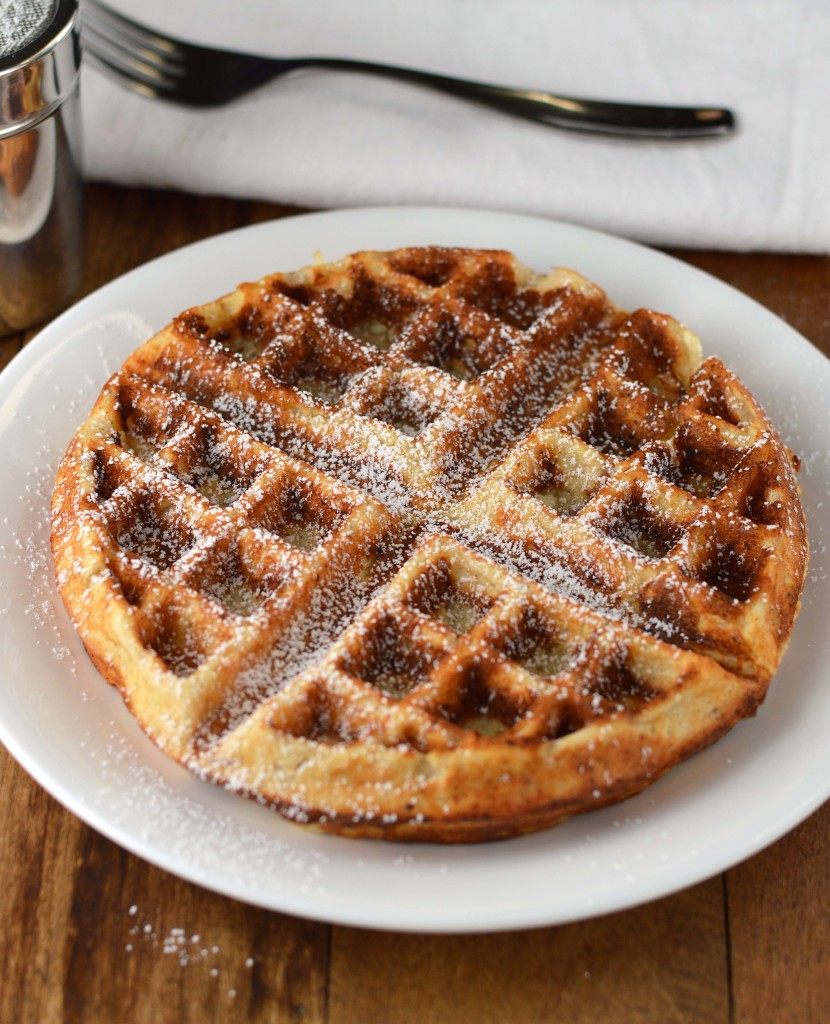 apple cinnamon ricotta waffles