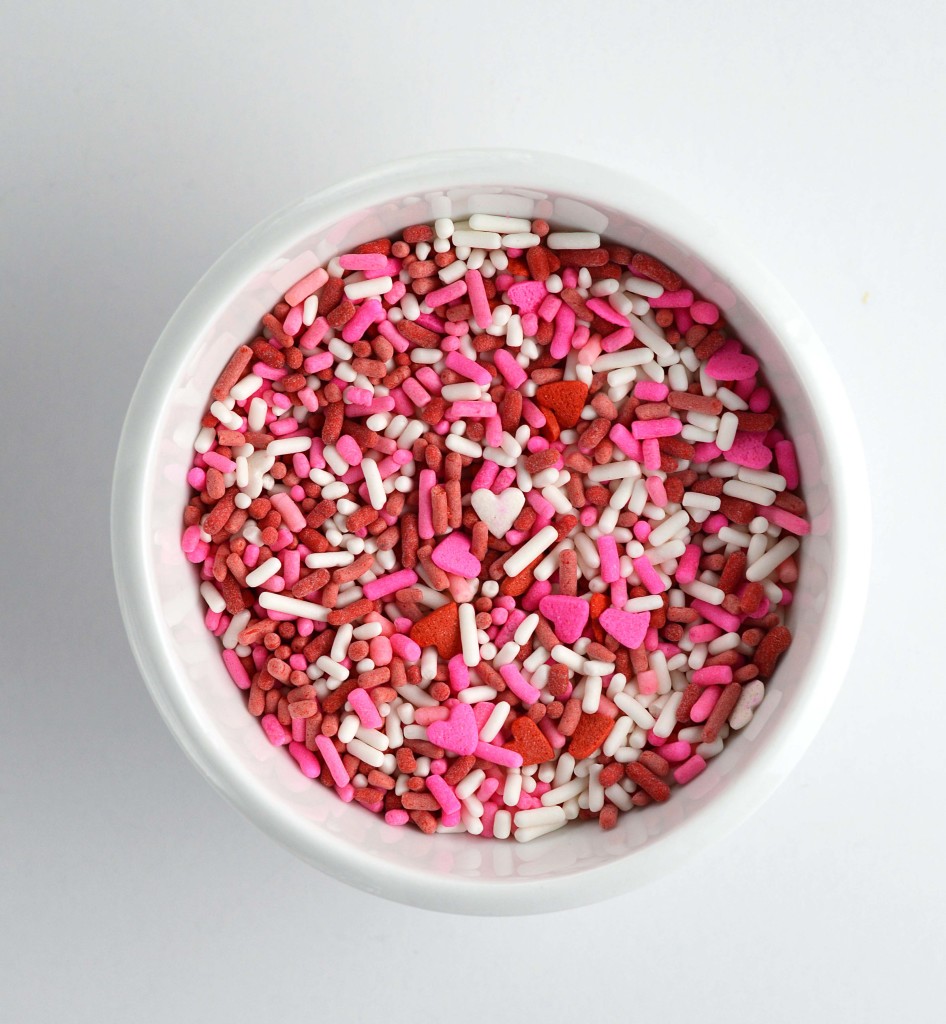 Valentine Sprinkle Cookies