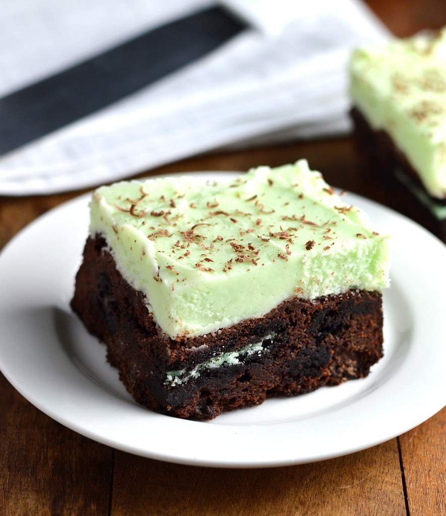 Mint Chocolate Brownies