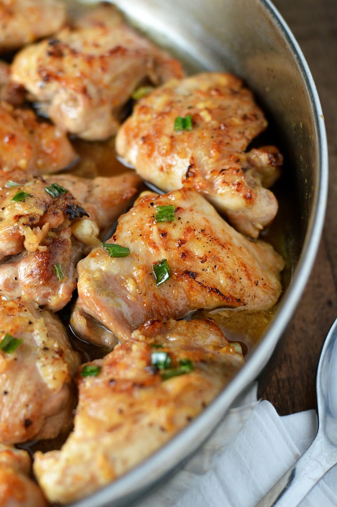 Honey garlic chicken