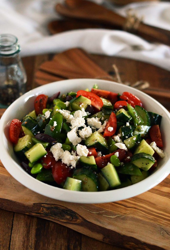 Edamame Greek Salad