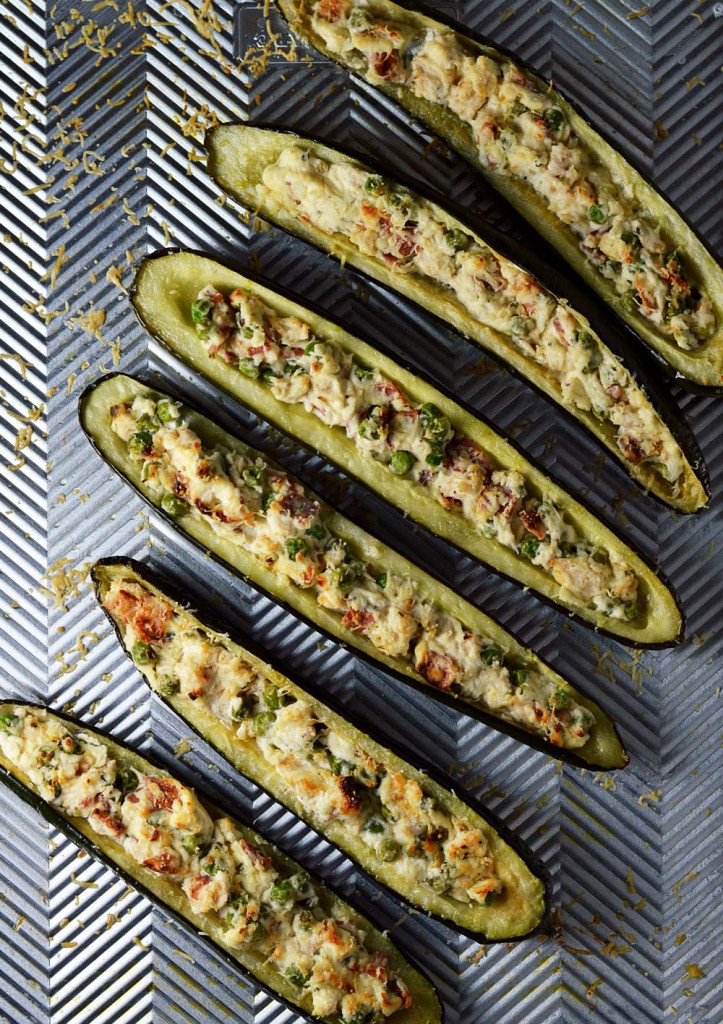 Twice Baked Zucchini