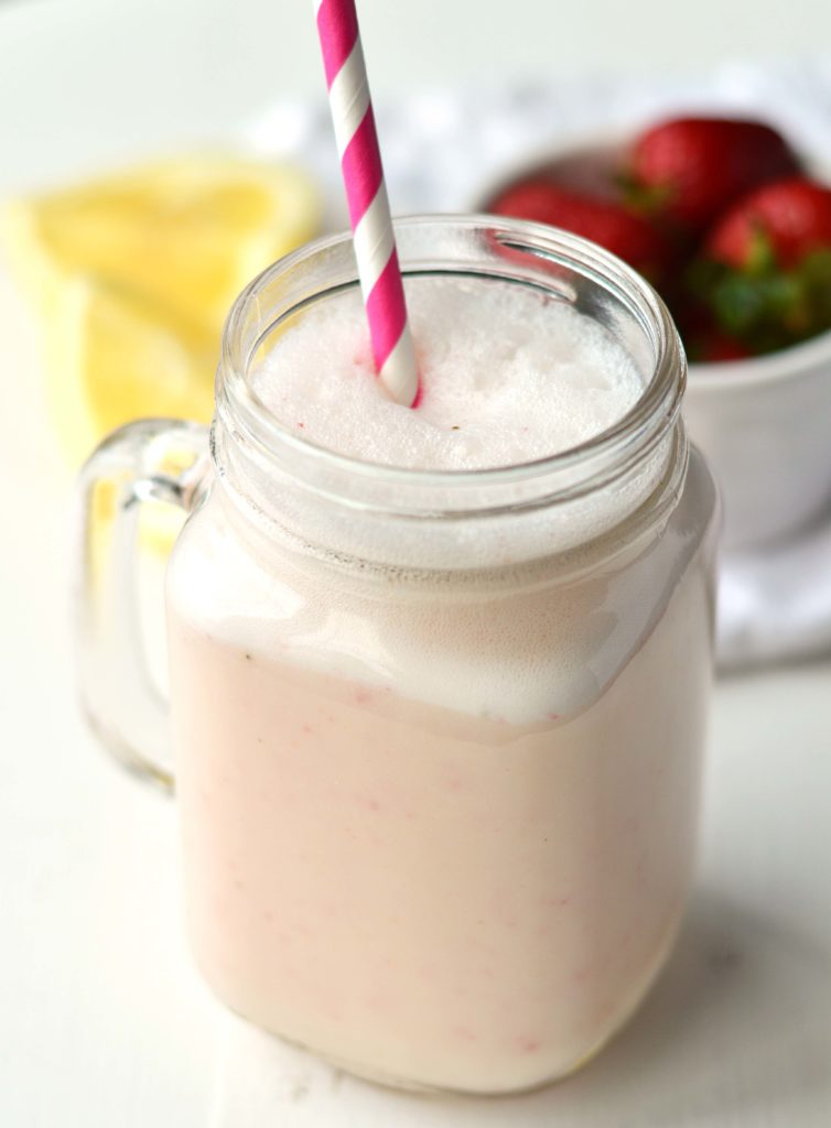 Creamy Strawberry Lemonade