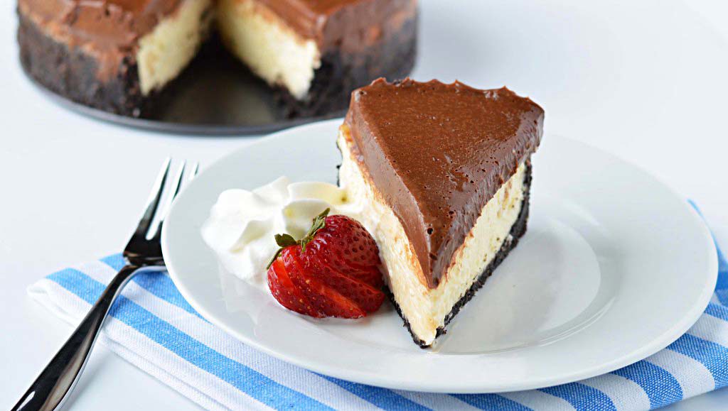 Chocolate mousse cheesecake
