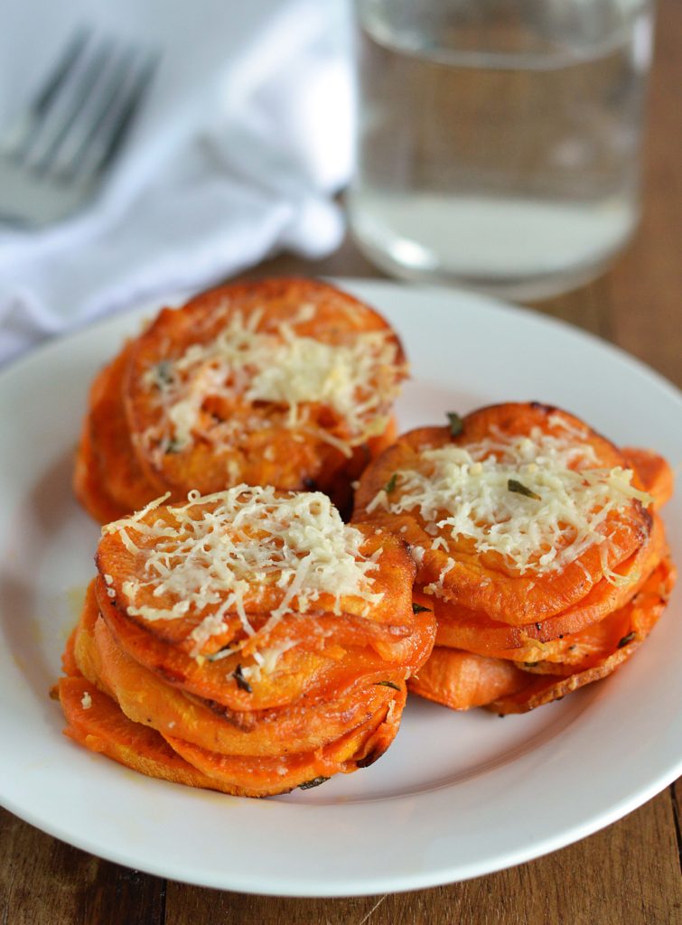 sweet potato stacks