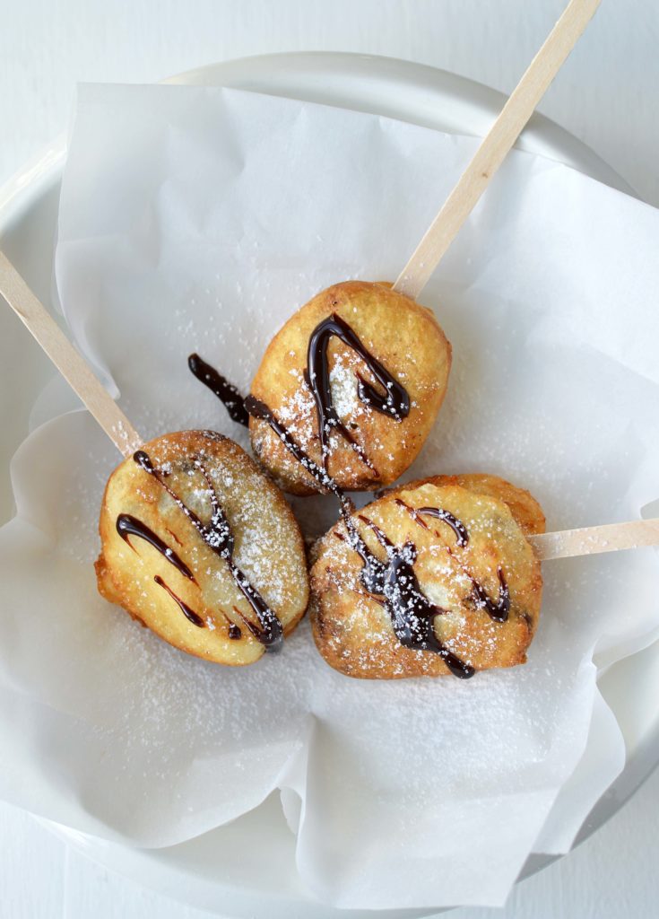 Deep fried chocolate bars