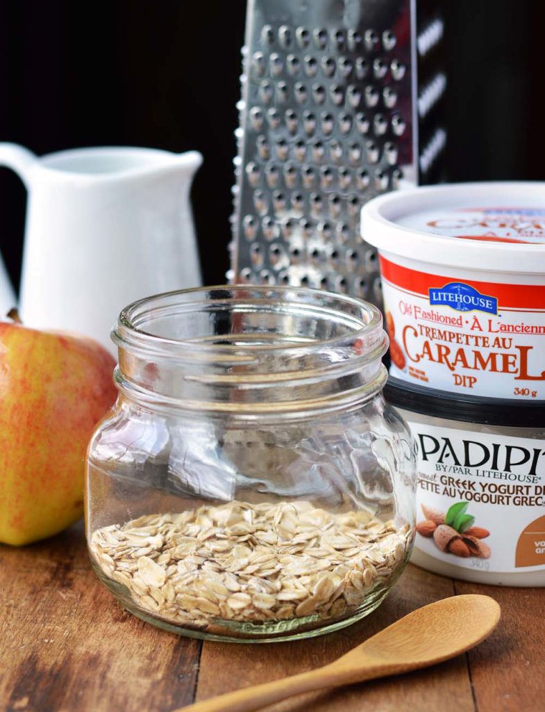 Caramel Apple Overnight Oats