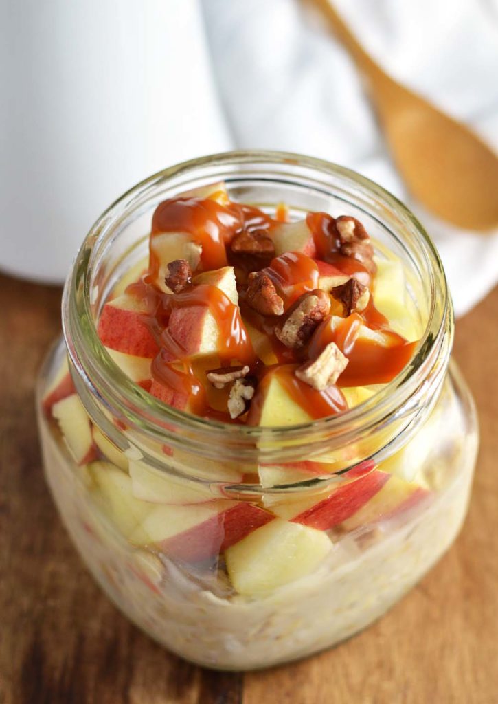 Caramel Apple Overnight Oats