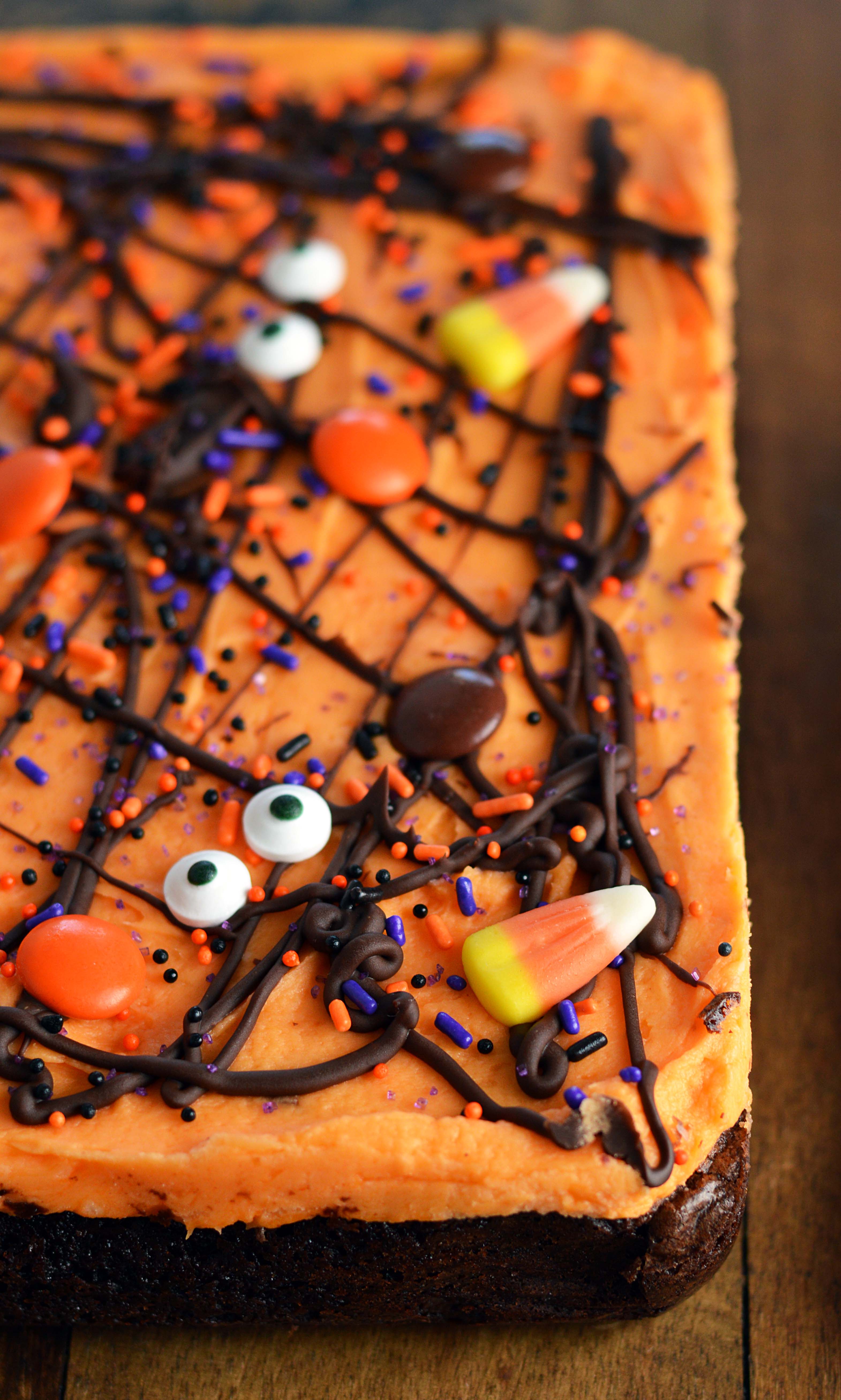ultimate halloween brownies - Friday is Cake Night