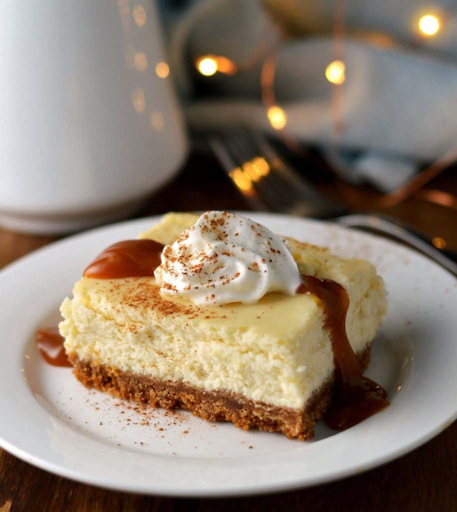 eggnog cheesecake