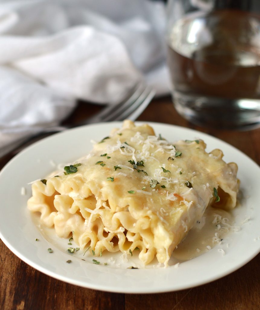 Basil Ricotta Lasagna Rollups 