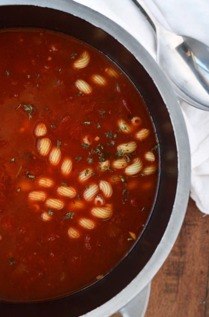 Tomato Noodle Soup