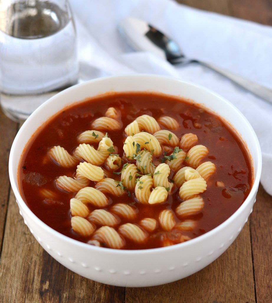 Tomato Noodle Soup