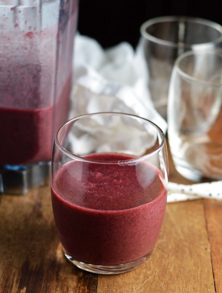 Watermelon and Dark Fruit Smoothie