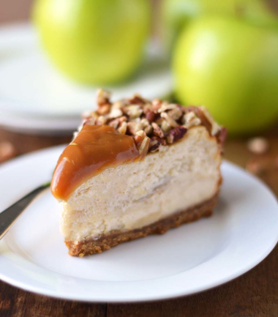 caramel apple cheesecake