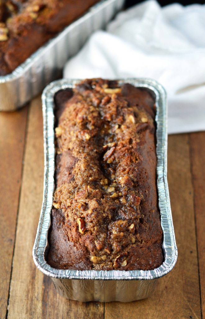 Pumpkin Cinnamon Pecan Loaf