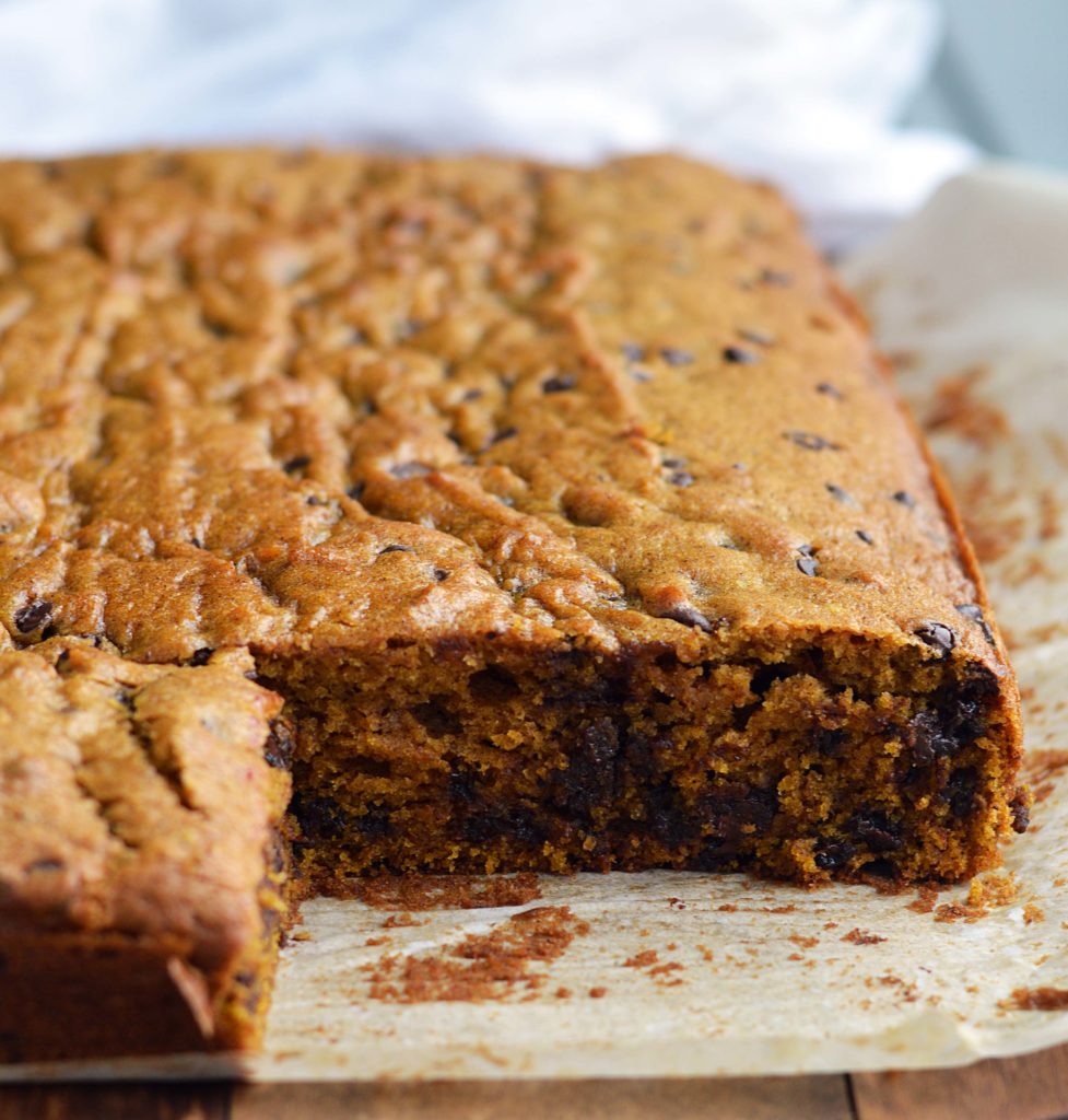 Pumpkin Blondies