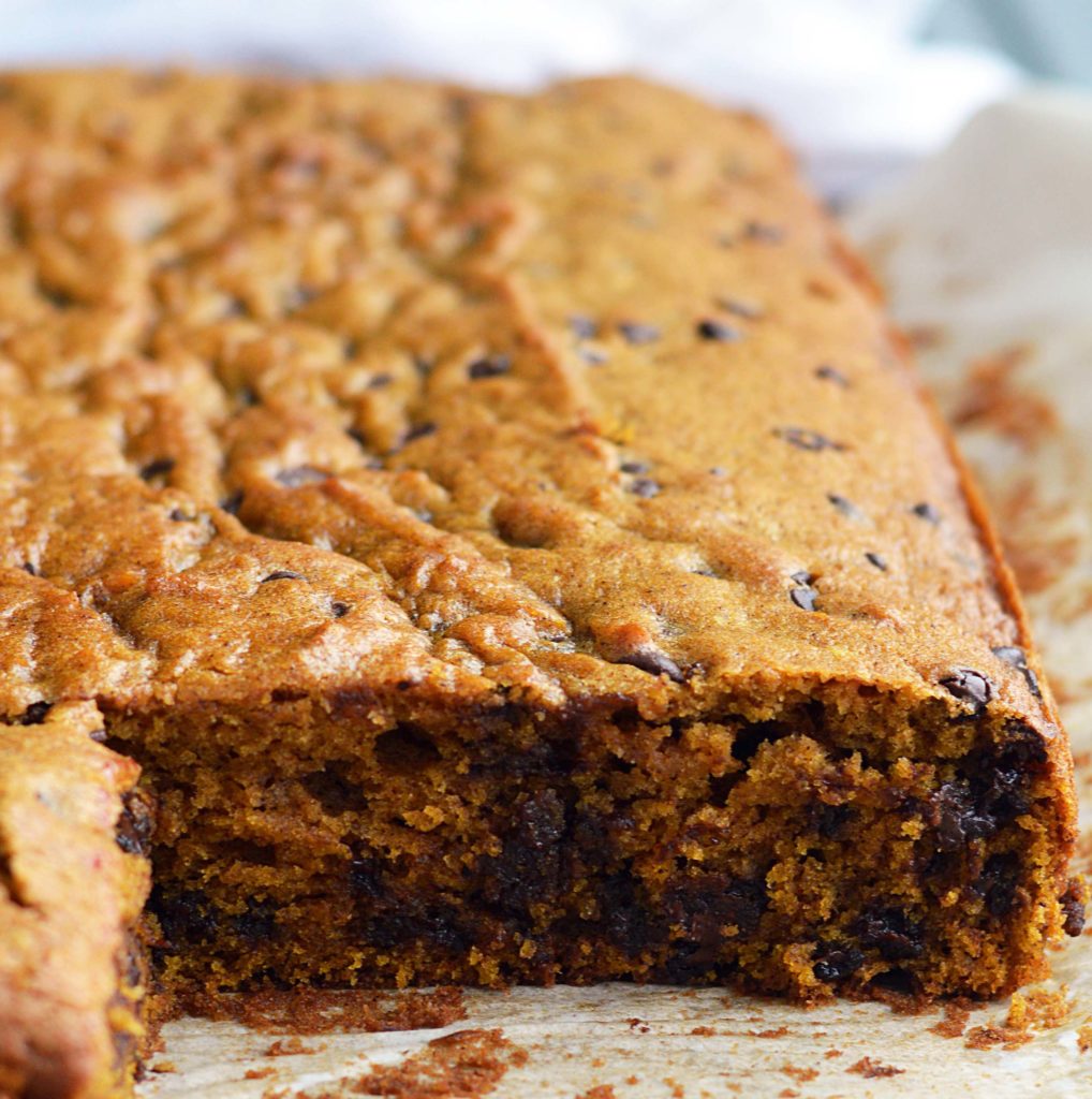 Pumpkin Blondies