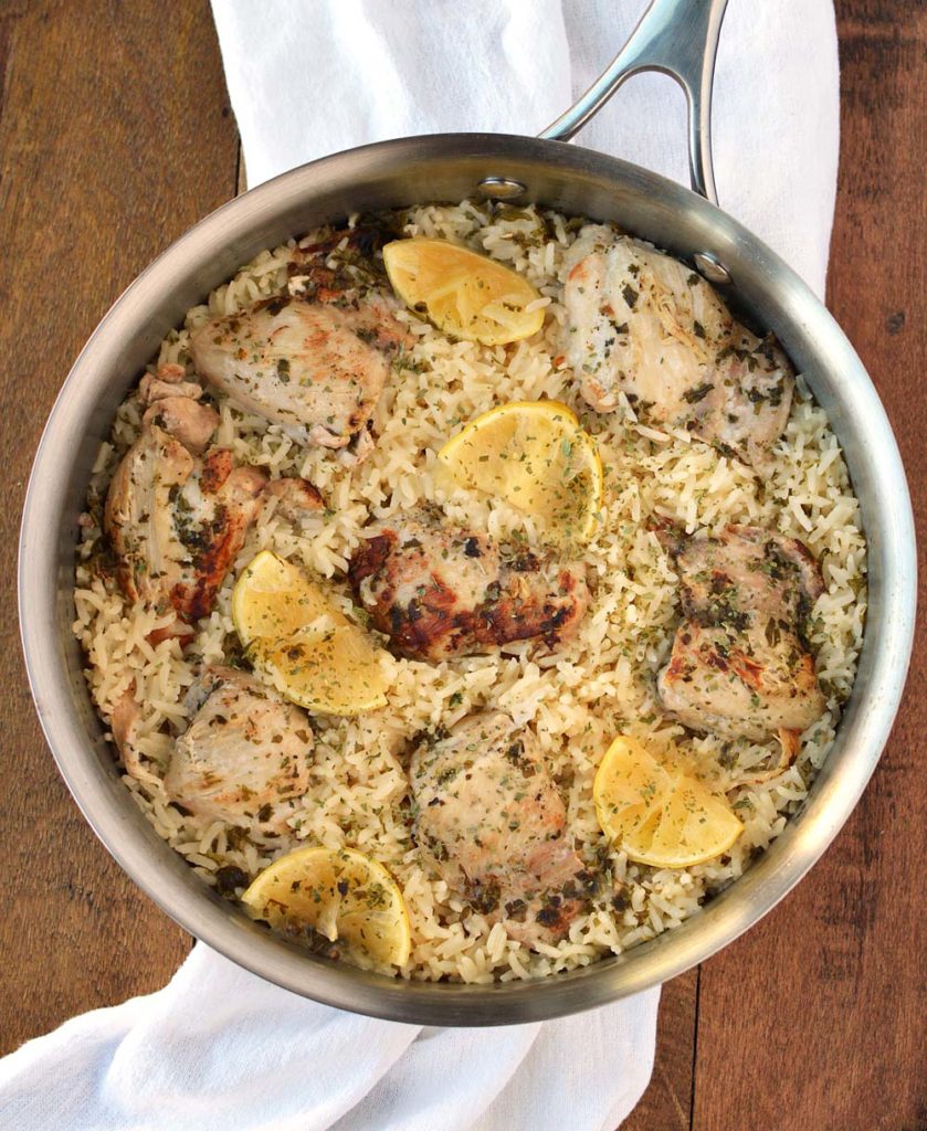 Lemon Herb Chicken & Rice