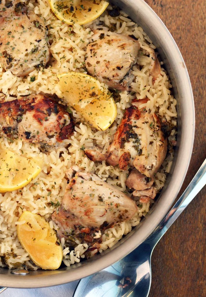 Lemon Herb Chicken & Rice