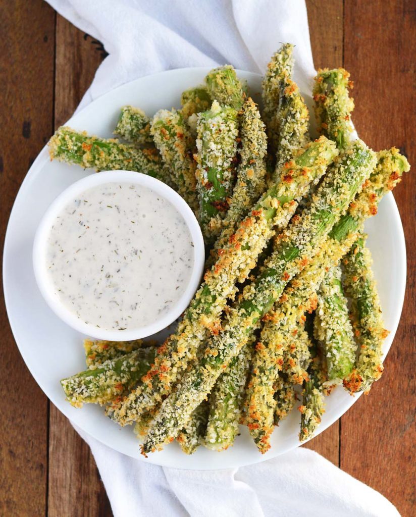 Oven Fried Asparagus